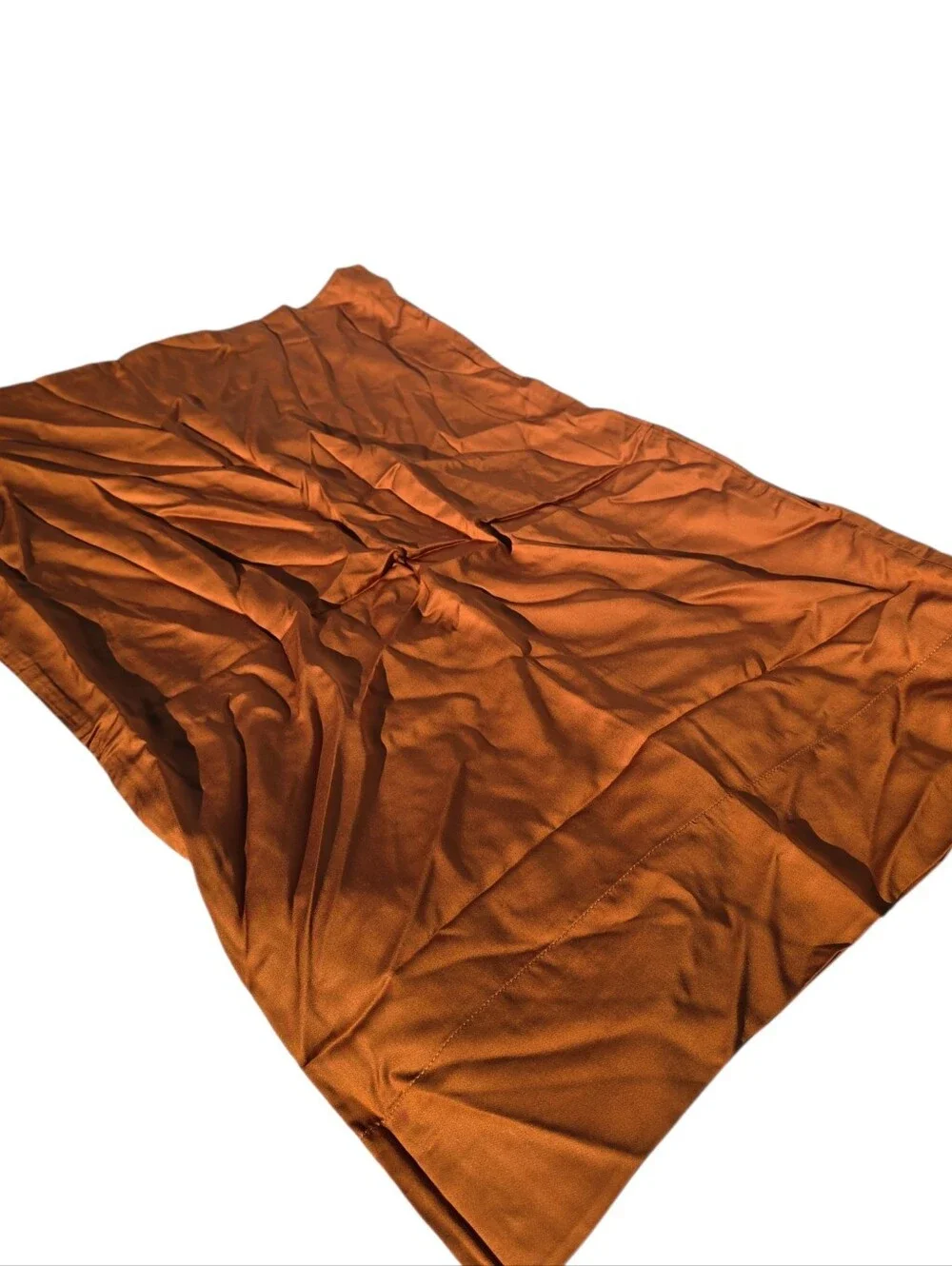 Quince Organic Bamboo Queen Fitted Sheet / 2 Standard Pillow Cases Terracotta